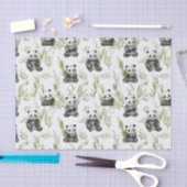 Bamboe Panda Tissue Papier (Craft)