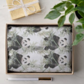 Bamboe Panda Tissue Papier (Geschenk)