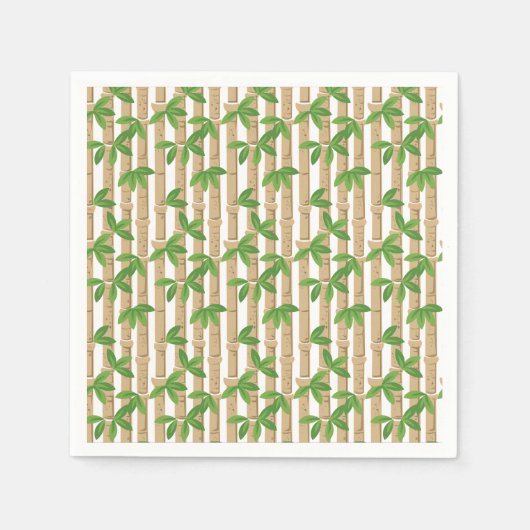 Bamboe Paper Napkins Cocktail Napkin Servet (Voorkant)