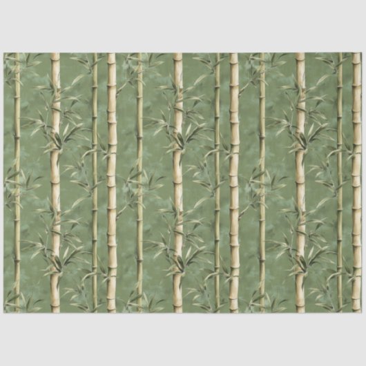 bamboe patroon decoupage tissuepapier (Voorkant)