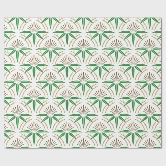 Bamboe Pattern Cadeaupapier (Vlak)