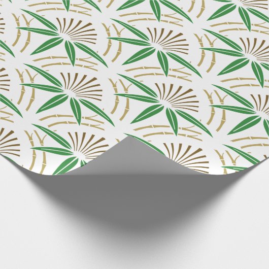 Bamboe Pattern Cadeaupapier (Hoek)