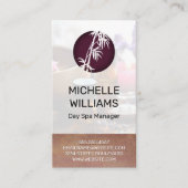 Bamboe-pictogram Visitekaartje (Voorkant)