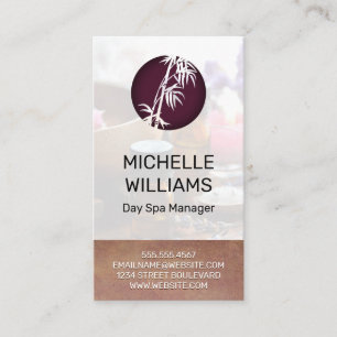 Bamboe-pictogram Visitekaartje