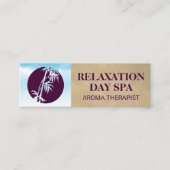 Bamboe-pictogram | Wolken en hemel Mini Visitekaartje (Voorkant)