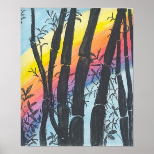 Bamboe Poster (Voorkant)