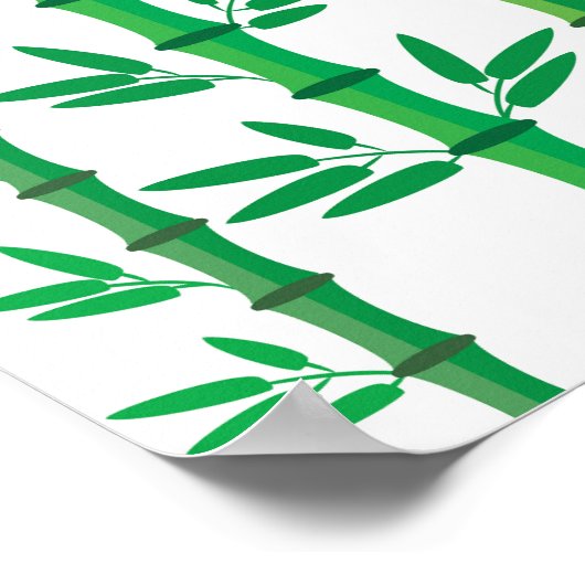 Bamboe Poster (Hoek)