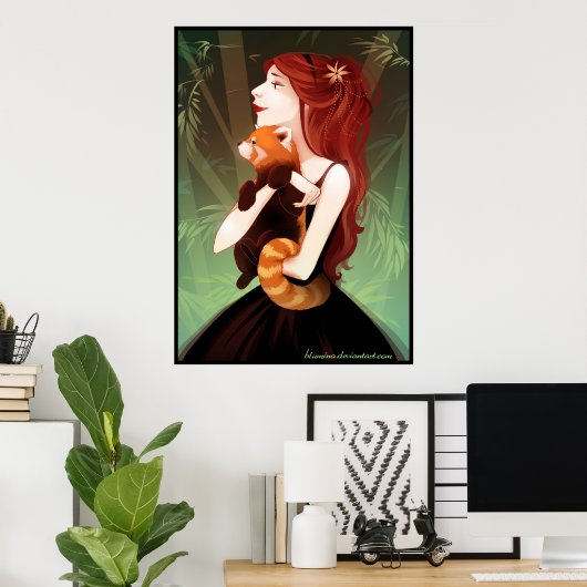 Bamboe Poster (Thuiskantoor)