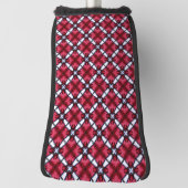 Bamboe rode kruisen golfheadcover (Draai 90)