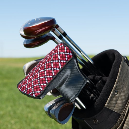 Bamboe rode kruisen golfheadcover (Insitu)
