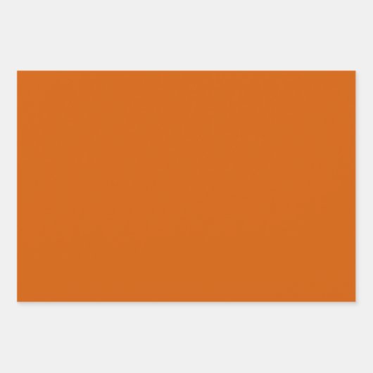 Bamboe, roestig Sinaasappel hartverwarmende effen  Inpakpapier Vel (Voorkant)