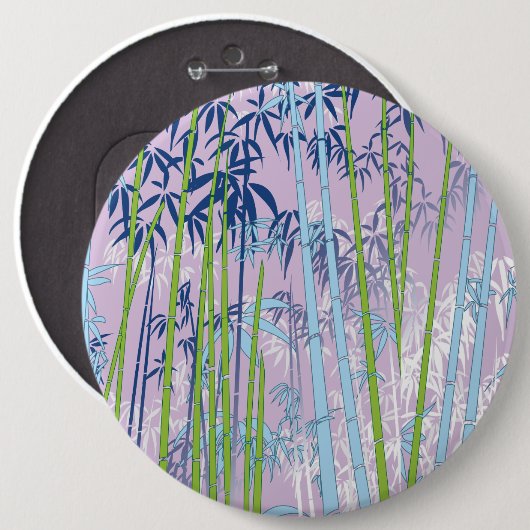 Bamboe Ronde Button 6,0 Cm (Voorkant /achterkant)