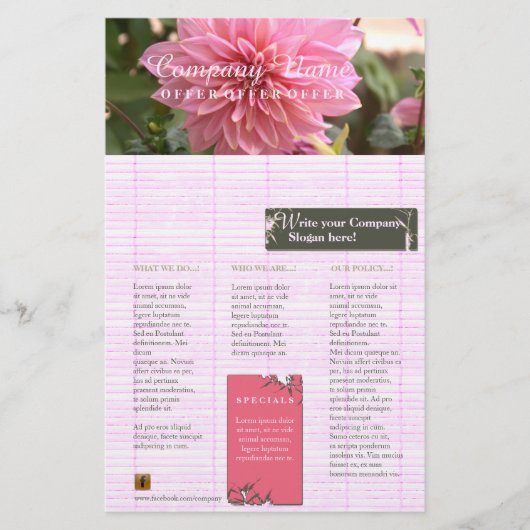 Bamboe Roos - Flyer (Voorkant)