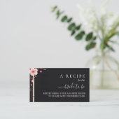 Bamboe Roze Sakura Kersenbloesem Vrijgezellenfeest Informatiekaartje (Staand voorkant)