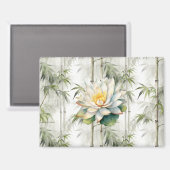 Bamboe Sereniteit Lotus Magneet (Voorkant / Achterkant)