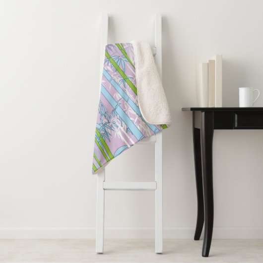 Bamboe Sherpa Deken (In situ)