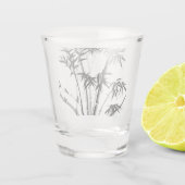 Bamboe Shot Glas (Achterkant)