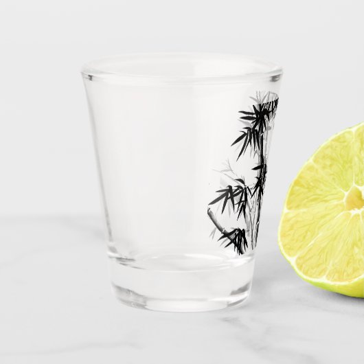 Bamboe Shot Glas (Links)