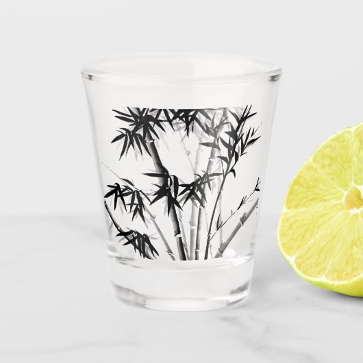Bamboe Shot Glas (Voorkant)