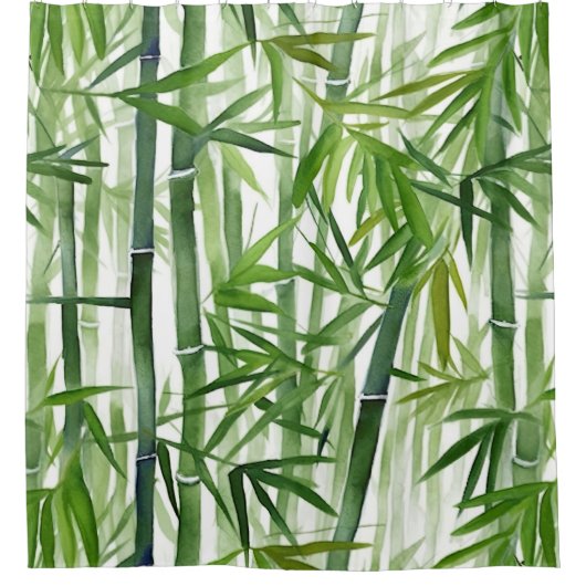 Bamboe Shower Curtain Douchegordijn (Voorkant)