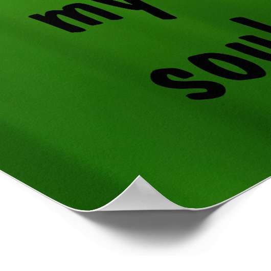 Bamboe - Silence Calms My Soul Poster (Hoek)