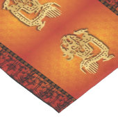 Bamboe Silhouet Chinees Nieuwjaar Dragon TRun2 Korte Tafelloper (Hoek)