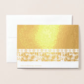 Bamboe Silhouette Chinese New Year Luxury GC Folie Kaarten (Met envelop)