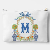 Bamboe & Sinaasappel Topiary Crest | 1-letter mono Etui (Achterkant)