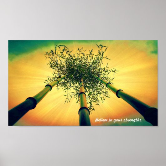 bamboe sk s.jpg, Net als de bamboe, staan hoog, b. Poster (Voorkant)