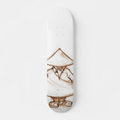 Bamboe Skateboard (Voorkant)