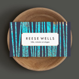 Bamboe Stalks Gezondheid en Wellness Visitekaartje