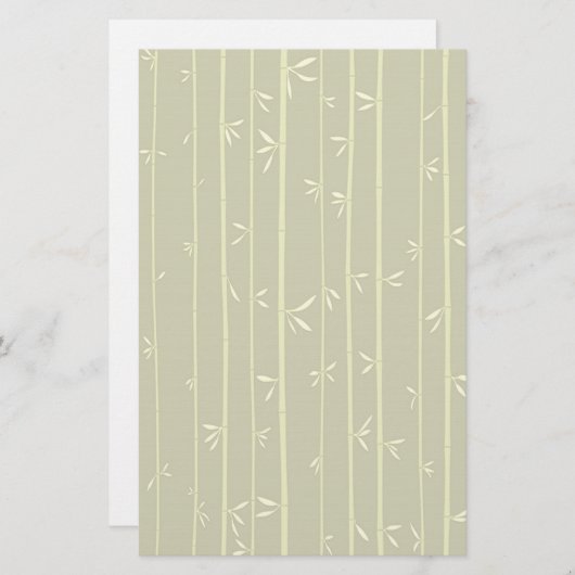 Bamboe Stationery Briefpapier (Voorkant / Achterkant)