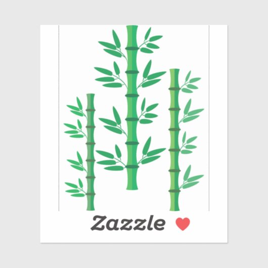Bamboe Sticker (Vel)