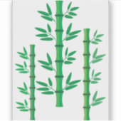 Bamboe Sticker (Voorkant)