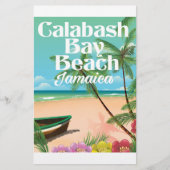 Bamboe Strand Jamaica Briefpapier (Voorkant)