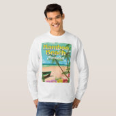 Bamboe strand Jamaica T-shirt (Voorkant volledig)