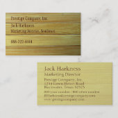 Bamboe Texture Visitekaartje (Voorkant / Achterkant)