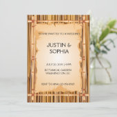 Bamboe textuur kaart (Staand voorkant)