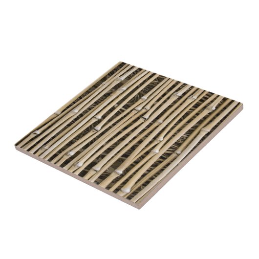 Bamboe textuur tegeltje (Zijkant)