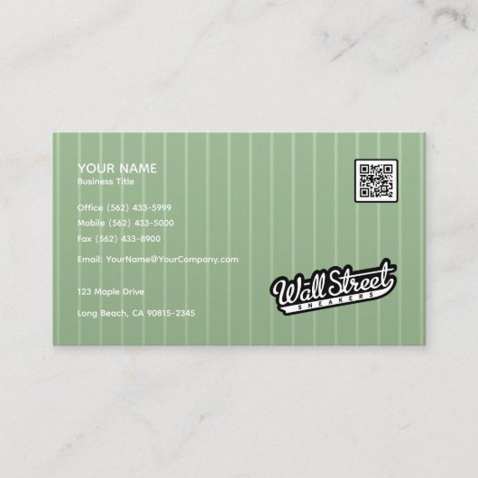 Bamboe textuur - Visitekaartje (Voorkant)
