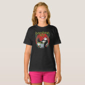 Bamboe Thee Drinker Panda T-Shirt (Voorkant volledig)