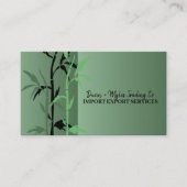 Bamboe Theme Import Export Visitekaartje (Voorkant)