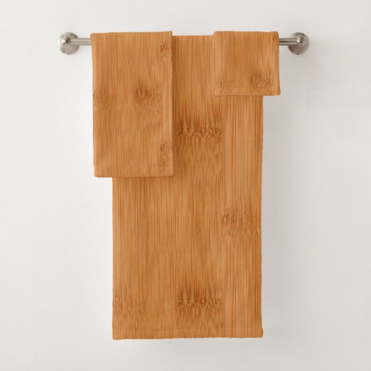Bamboe Toast Wood Grain look Bad Handdoek (Insitu)