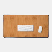 Bamboe Toast Wood Grain look Bureaumat (Keyboard & Muis)