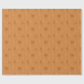 Bamboe Toast Wood Grain look Cadeaupapier (Vlak)