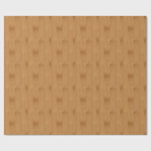 Bamboe Toast Wood Grain look Cadeaupapier (Vlak)
