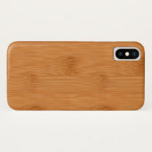 Bamboe Toast Wood Grain look Case-Mate iPhone Case (Achterkant (horizontaal))