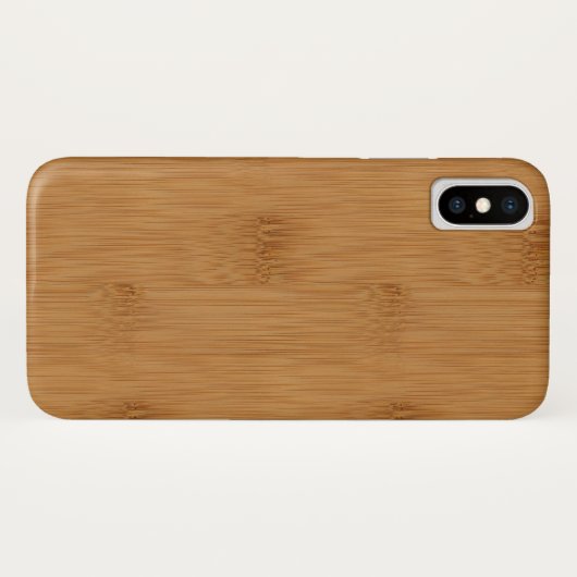 Bamboe Toast Wood Grain look Case-Mate iPhone Case (Achterkant (horizontaal))