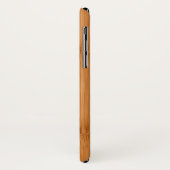 Bamboe Toast Wood Grain look Case-Mate iPhone Case (Achterkant/links)