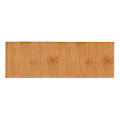 Bamboe Toast Wood Grain look Naambadge (Voorkant)
